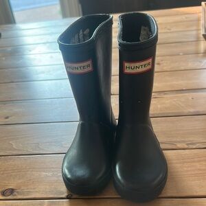 Little Kids Hunter boots size 7 color: navy